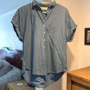 Olympia Etal denim button down shirt